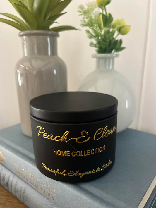 Peach-E Clean Home Collection Vanilla Luxe™  Organic Candle